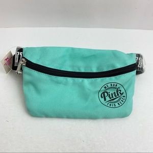 Victoria’s Secret Pink Blue/Green Beach Fanny Pack Belt Bag